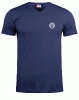 Tee-shirt mixtes COL V Couleur : Marine
