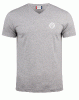 Tee-shirt mixtes COL V Couleur : gris mélange