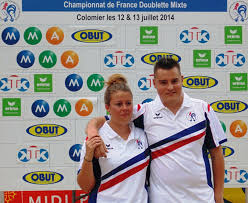 Les champions de France 2014 : Alban Gambert & Johanna Gomes