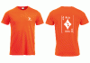 Tee-shirt AS DU CARREAU PETANQUE Couleur : Orange