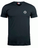 Tee-shirt mixtes COL V Couleur : Noir