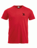 Tee-shirt basic Couleur : Rouge