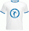 Tee-shirt bicolore sport petanque famille rocher Couleur : BLANC ROYAL