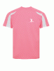 Tee-shirt polyester bicolore Couleur : Rose-blanc