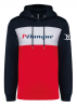 Sweat-shirt pétanque tricolore France  capuche unisexe Marine-Blanc-Rouge