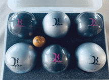 Boules de pétanque souples d'intérieur famille rocher adultes mixtes